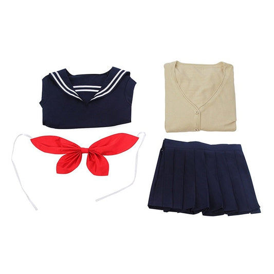 Blonde Schoolgirl Villain Costume