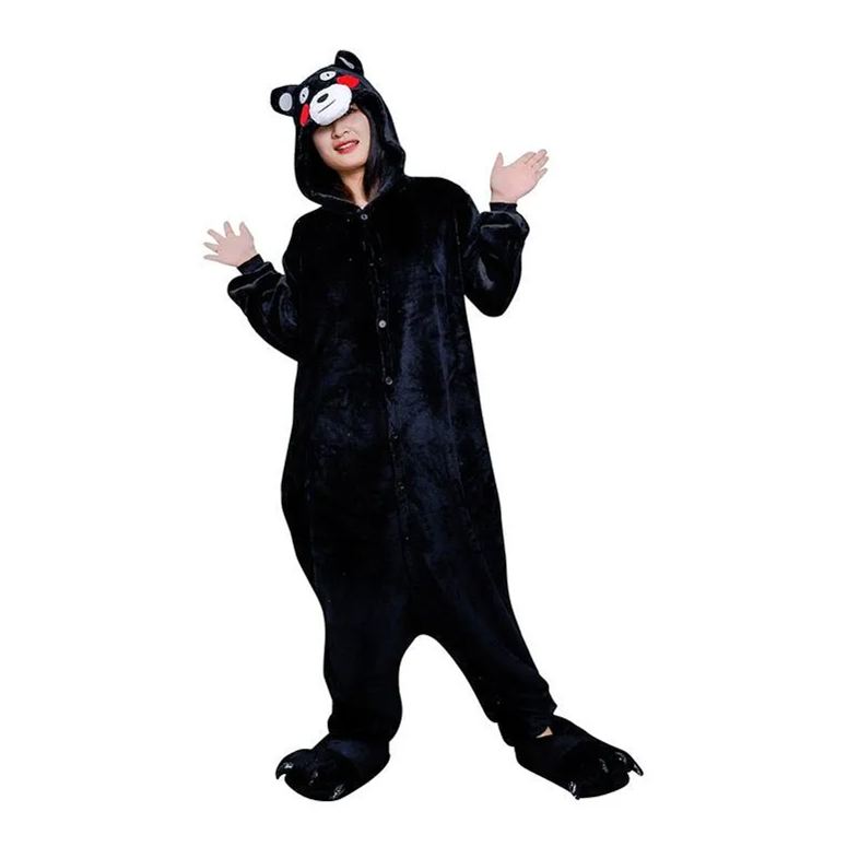 Cheeky Black Bear Kigurumi Onesie Pyjamas