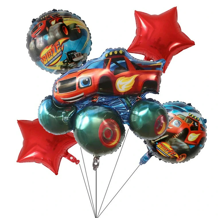 Monster Truck Foil Balloon Bouquet