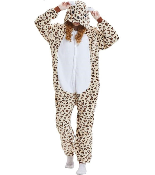 Leopard Bear Kigurumi Onesie Pyjamas