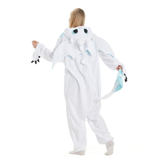 White Flying Dragon Kigurumi Onesie Pyjamas