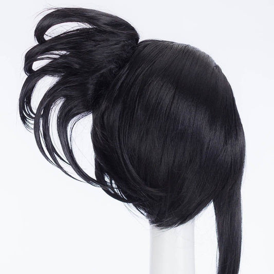 Long Black Anime Hero Wig