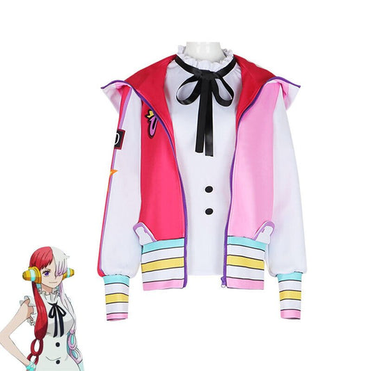 Red & White Pop Singer Anime Costume
