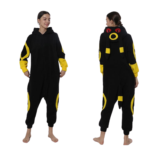 Black Moon Fox Kigurumi Onesie Pyjamas