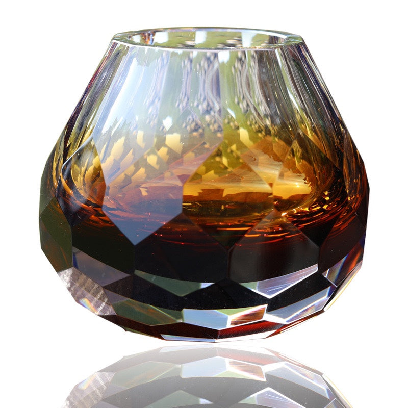 Etched Dome Glass Vase – view 5