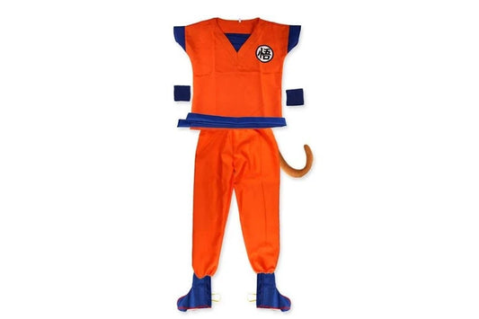 Kids Orange Martial Arts Hero Costume