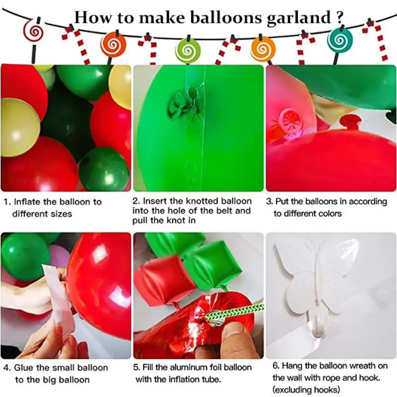 Christmas Balloon Garland Arch Kit – view 4