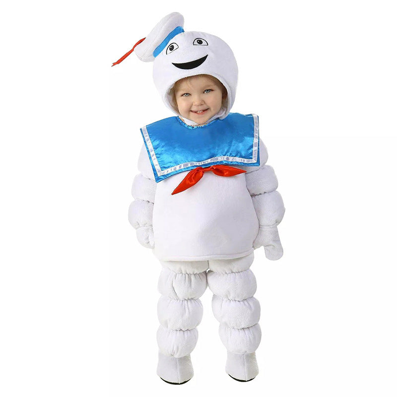 Kids Giant Marshmallow Man Costume