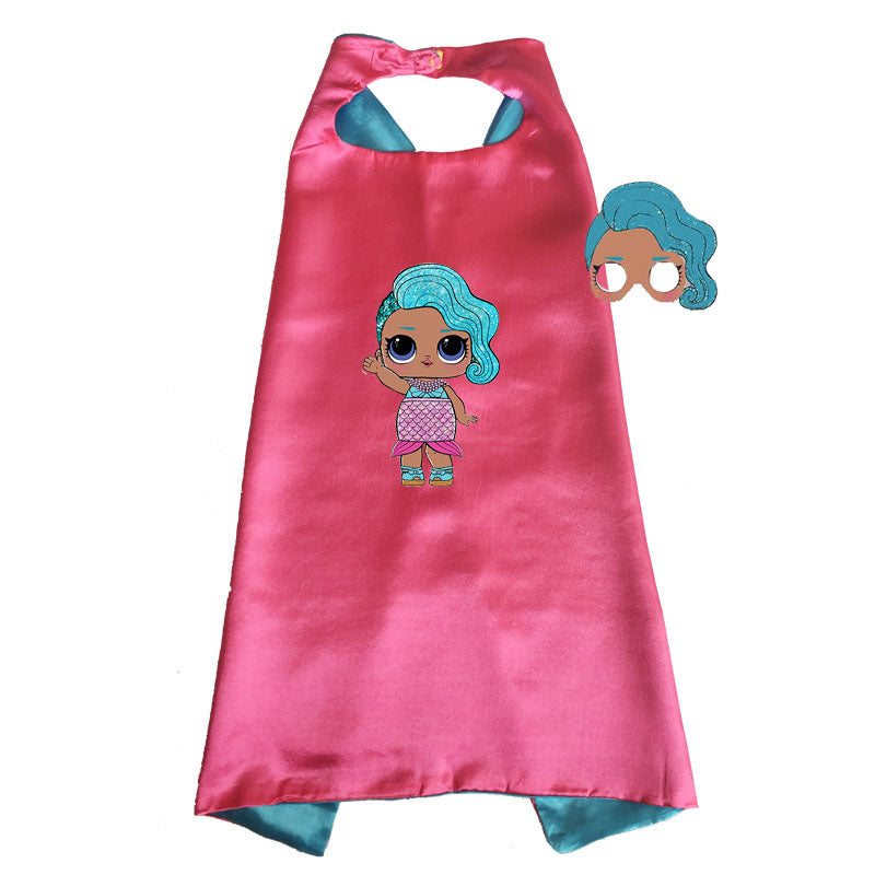 Kids Fashion Doll Cape & Mask Set – view 7