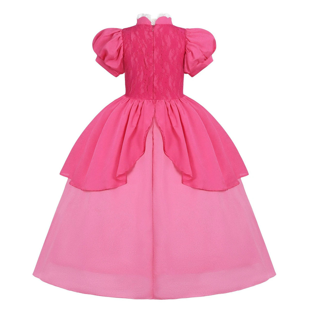 Girls Pink Mushroom Princess Dress – view 3