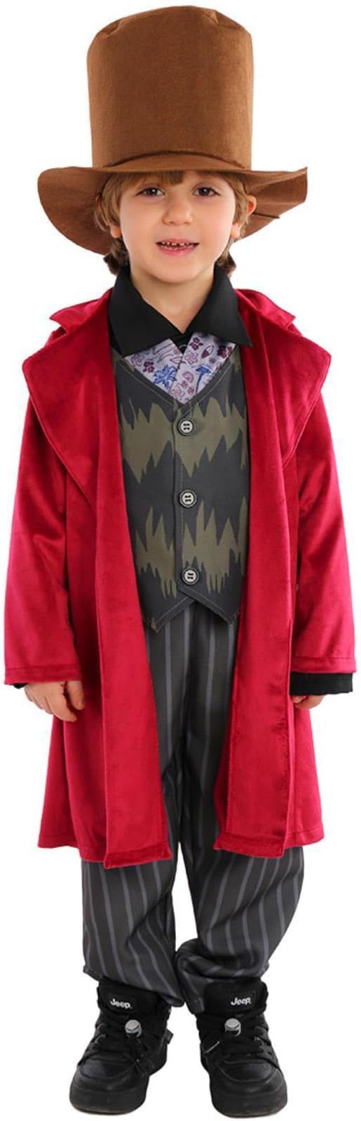 Boys Brown Red Confectioner Costume – view 4