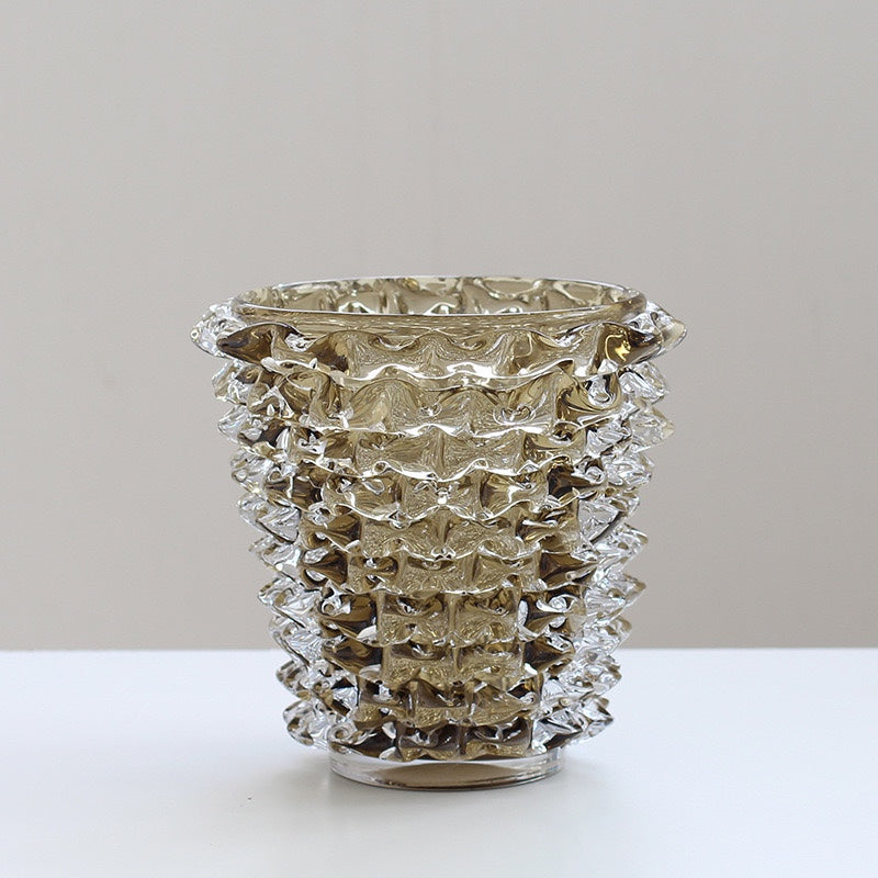 Rostrato Murano Style Spikey Glass Vase – view 5