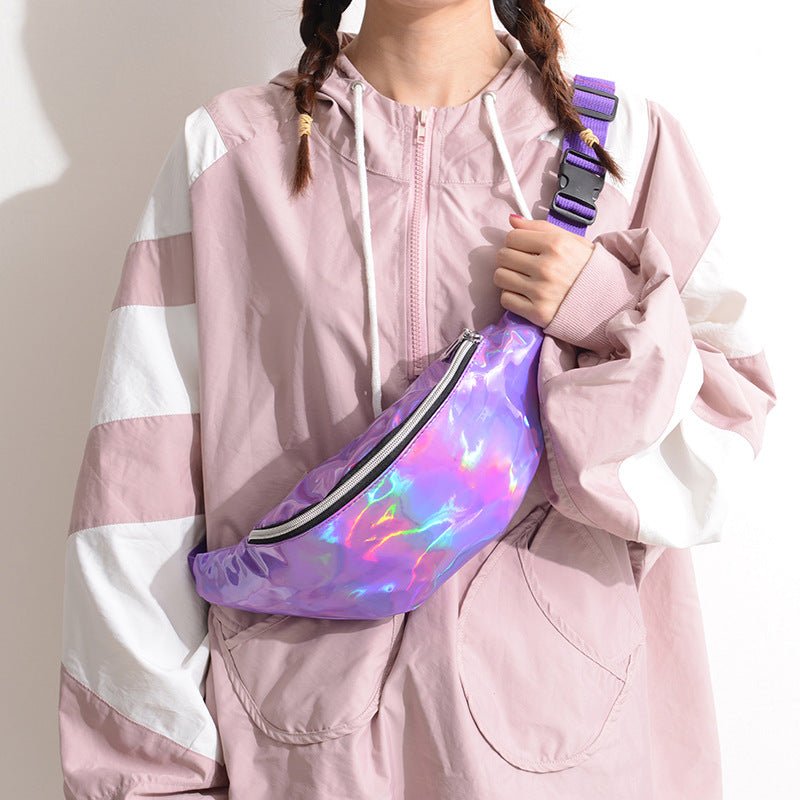 80s Neon Holographic Bum Bag – view 3