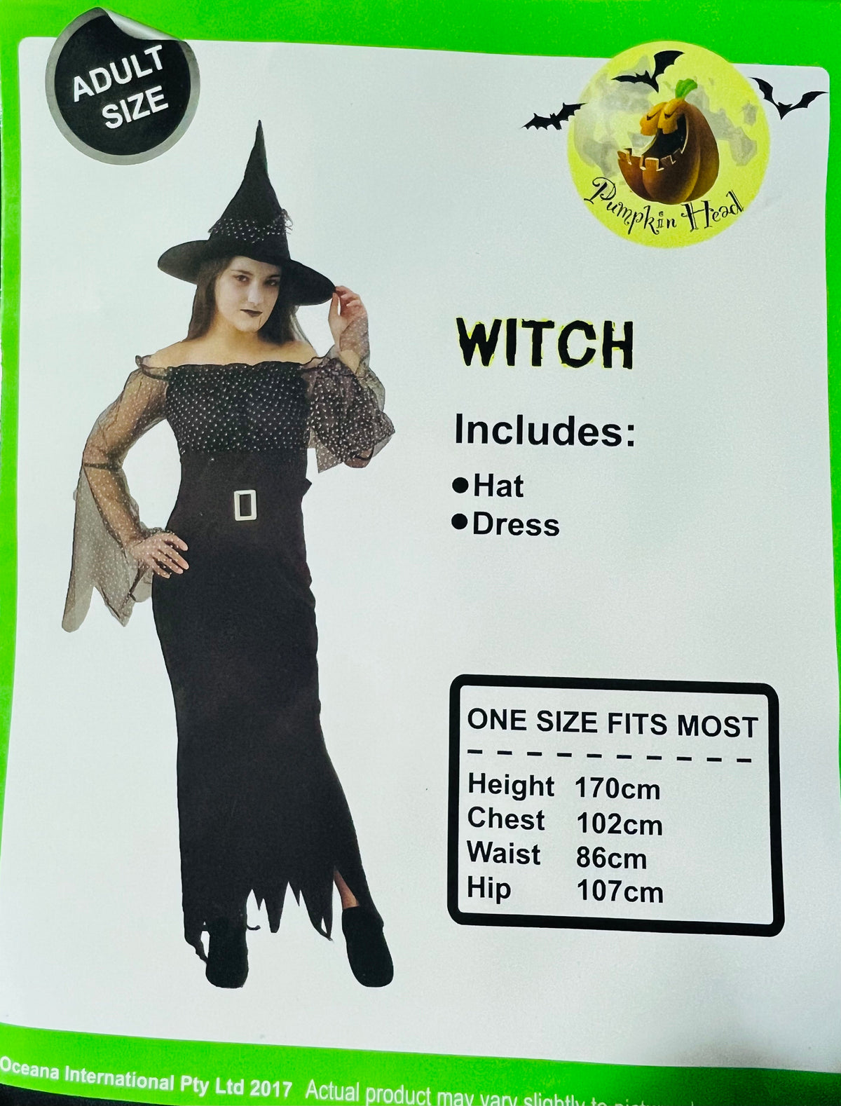 Adult Witch Polka Dot Costume