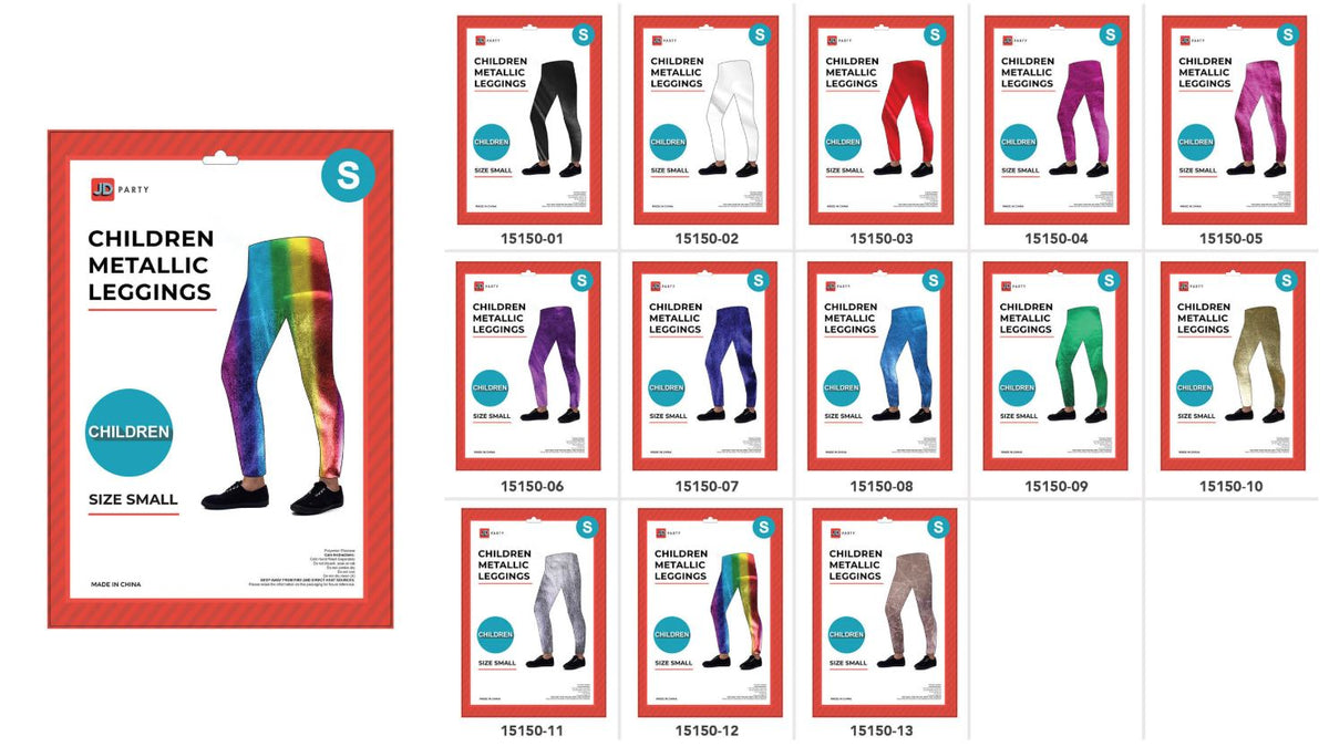 Children Metallic Leggings