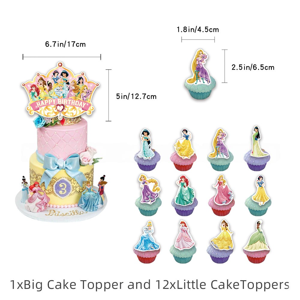 Princess Birthday Party Decorations Set – view 4
