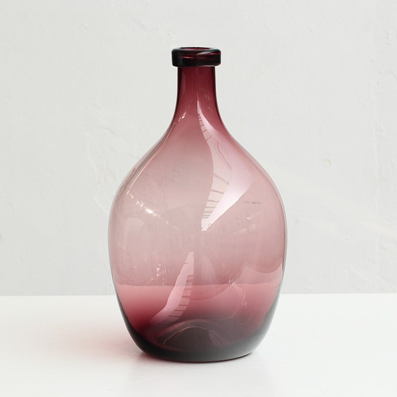 Transparent Teardrop Decorative Glass Vase – view 6