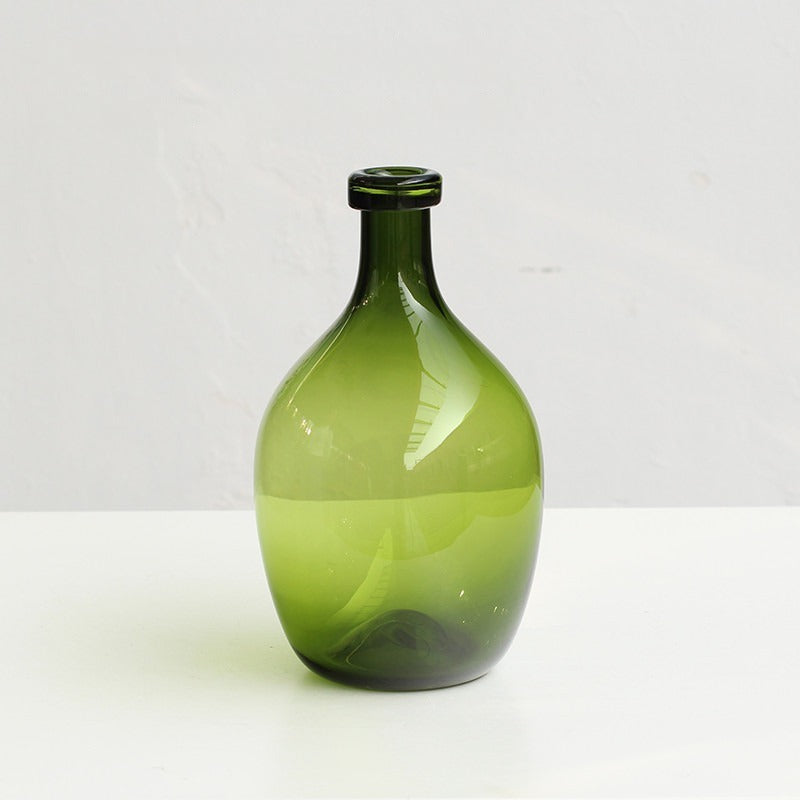 Transparent Teardrop Decorative Glass Vase – view 7