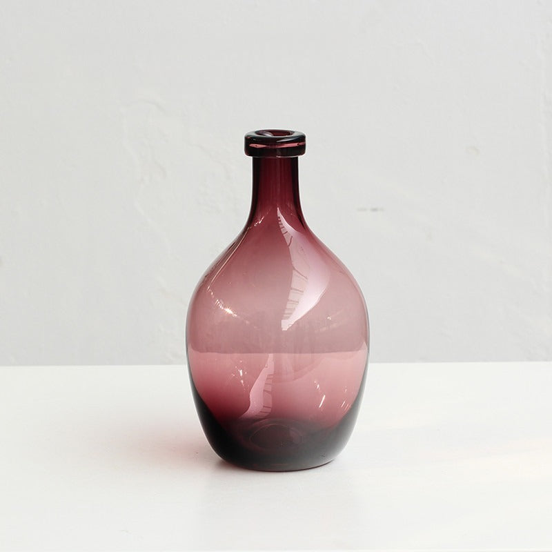 Transparent Teardrop Decorative Glass Vase – view 5
