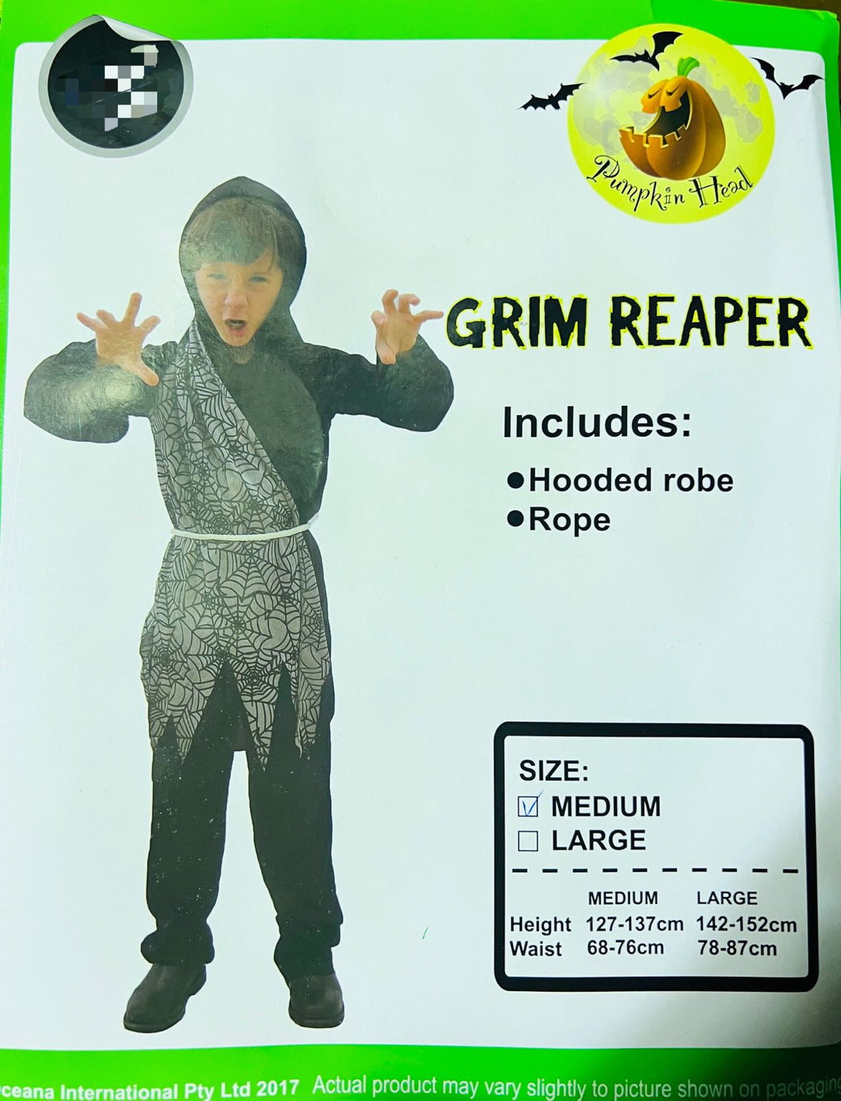 Kids Grim Reaper Costume