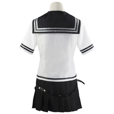 Punk Rock Schoolgirl Cosplay Costume Set