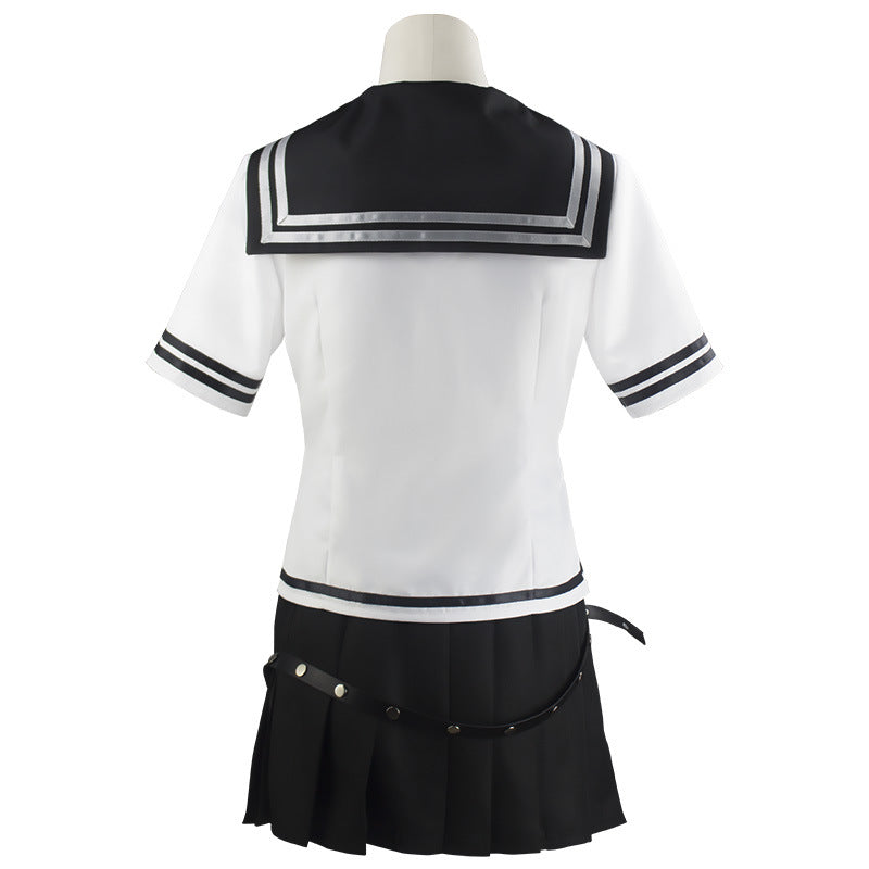 Punk Rock Schoolgirl Cosplay Costume Set