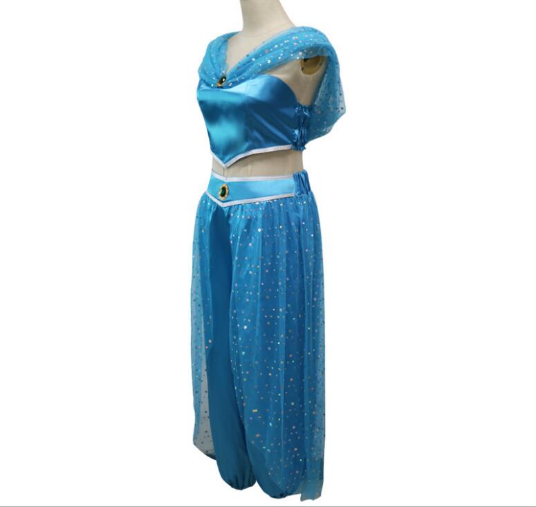 Women's Arabian Princess Blue Costume – view 3