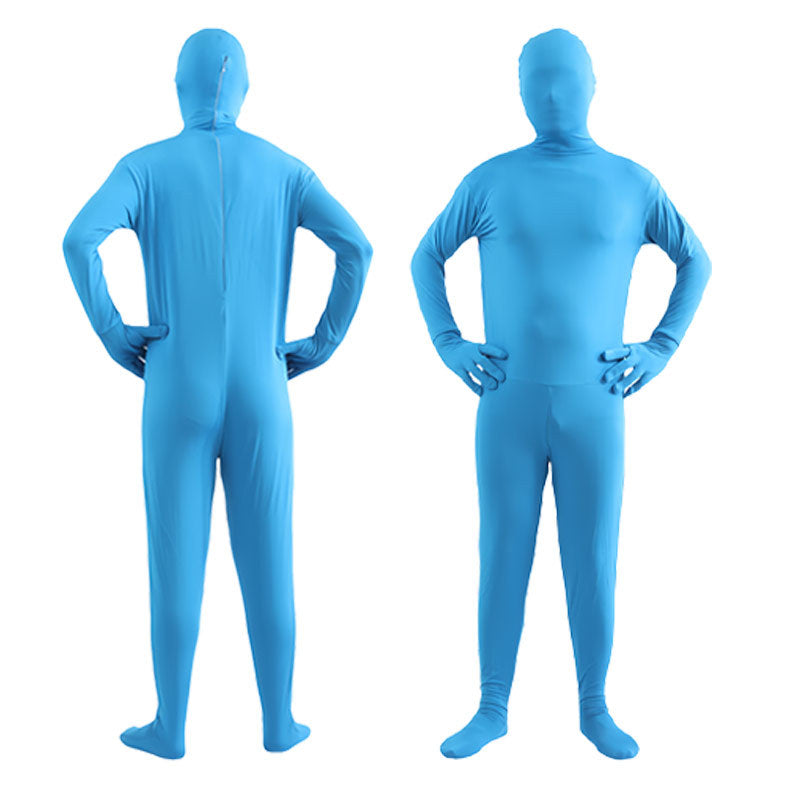 Kids & Adults Light Blue Invisible Morph Suit Spandex Second Skin
