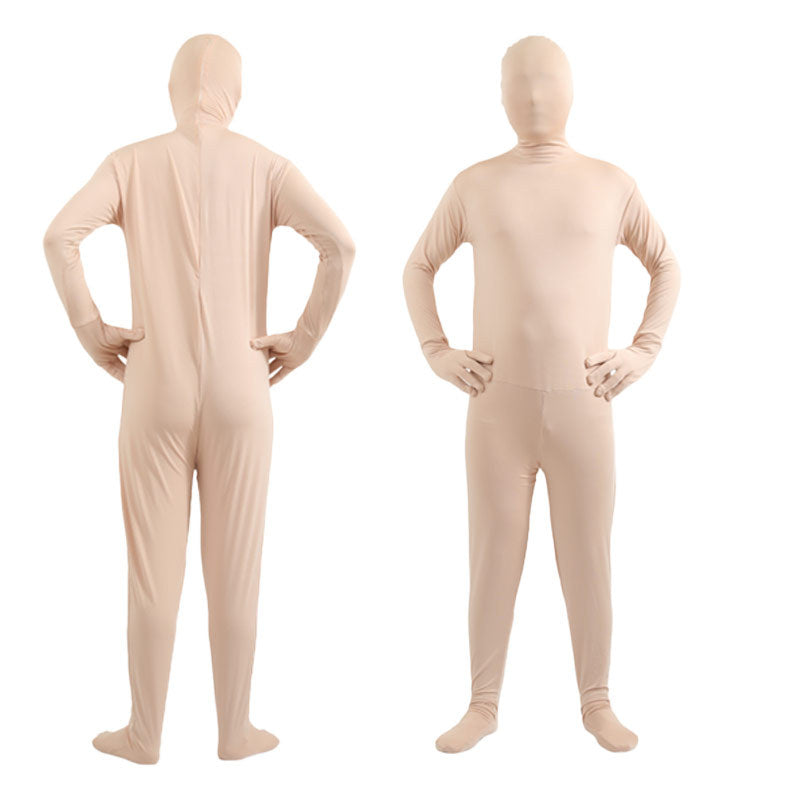 Kids & Adults Beige Invisible Morph Suit Spandex Second Skin
