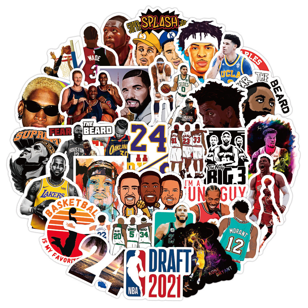 Basketball Vinyl Sticker Pack