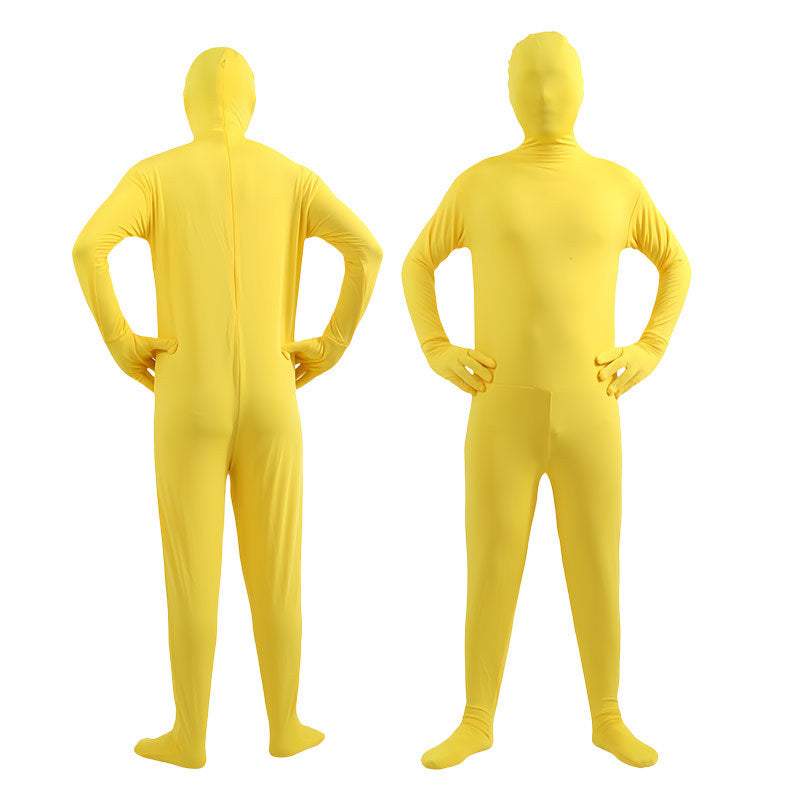 Kids & Adults Yellow Invisible Morph Suit Spandex Second Skin