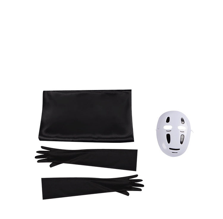Kids & Adults Black Masked Spirit Costume – view 3