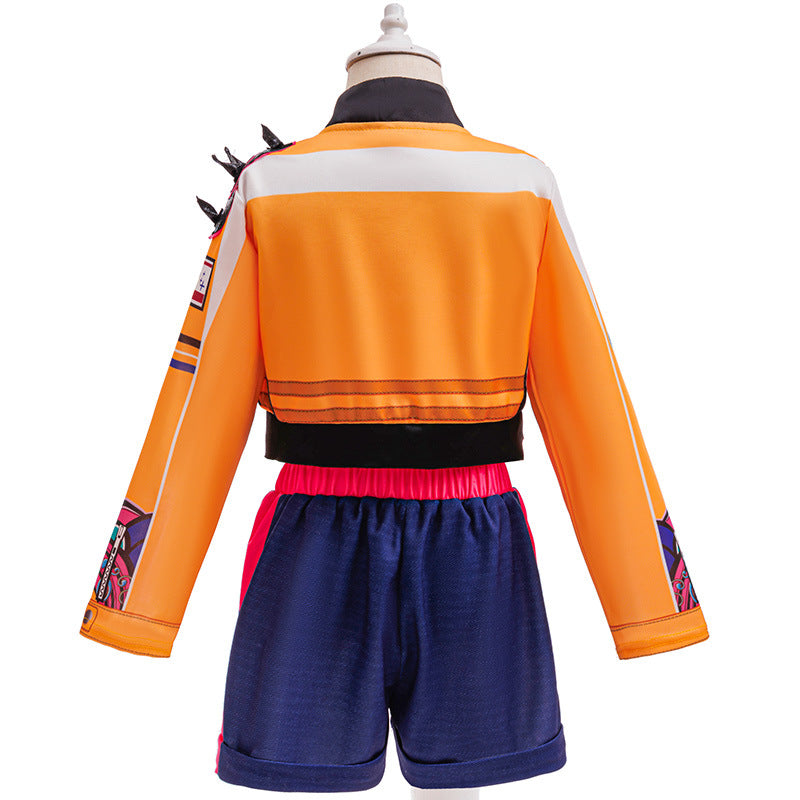 Girls K-Pop Idol Hero Costume