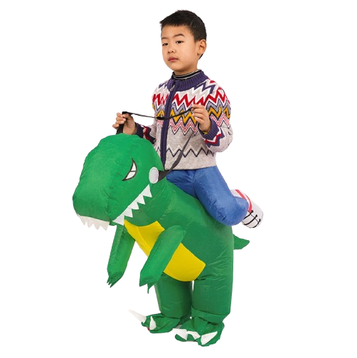Kids Inflatable Riding Dinosaur Costume