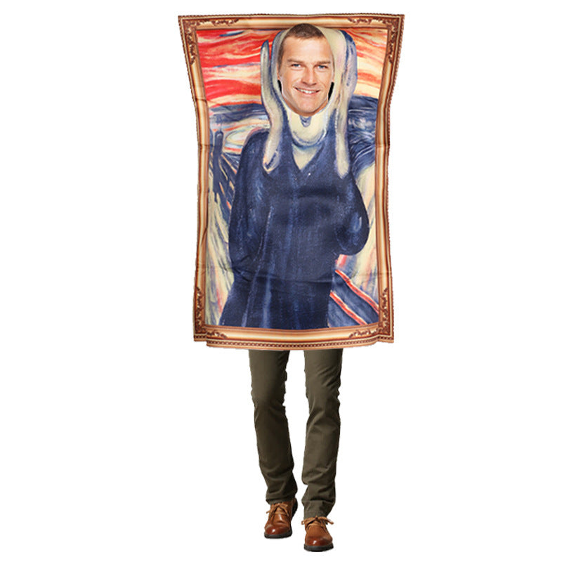 Adult Novelty Adult The Scream Portrait Costume