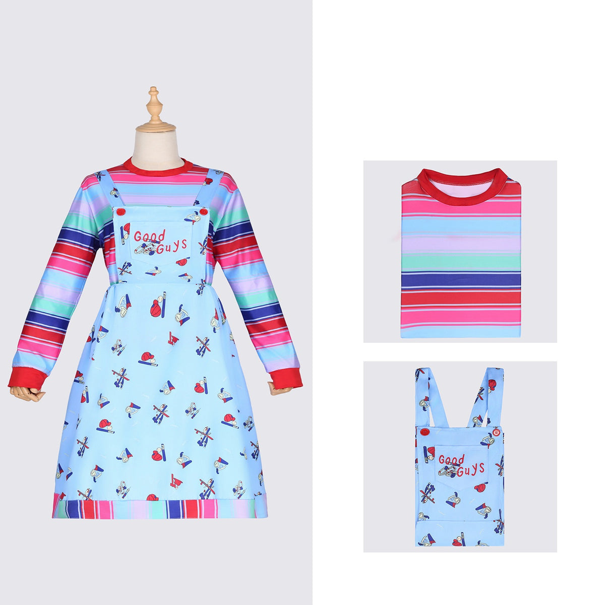 Kids & Adults Killer Doll Costume – view 5