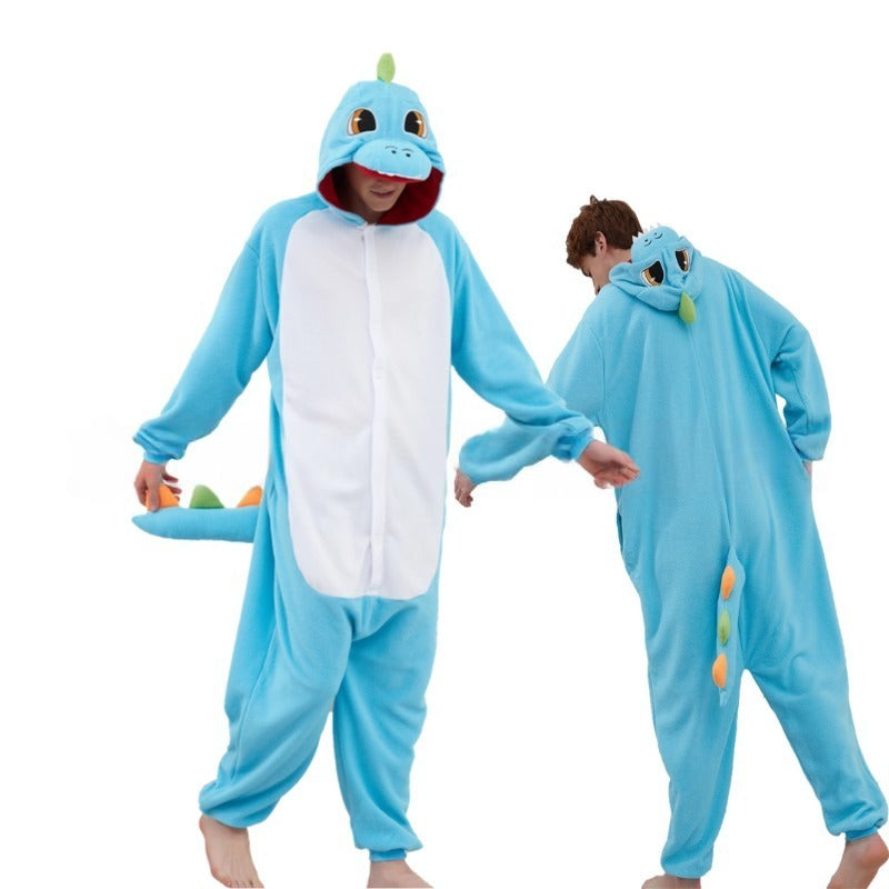 Adult Colourful Dinosaur Onesie – view 3