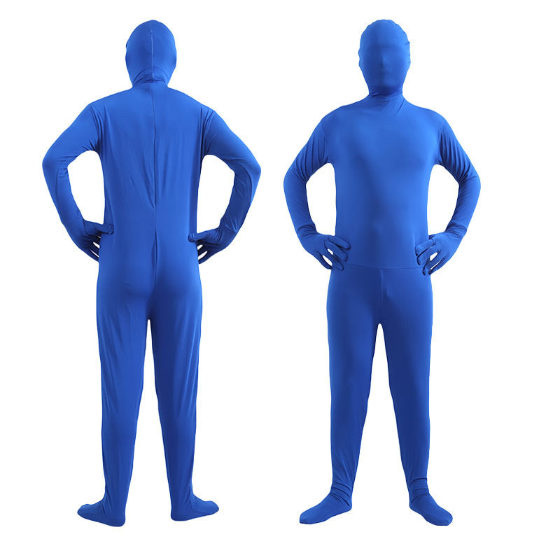 Kids & Adults Blue Invisible Morph Suit Spandex Second Skin