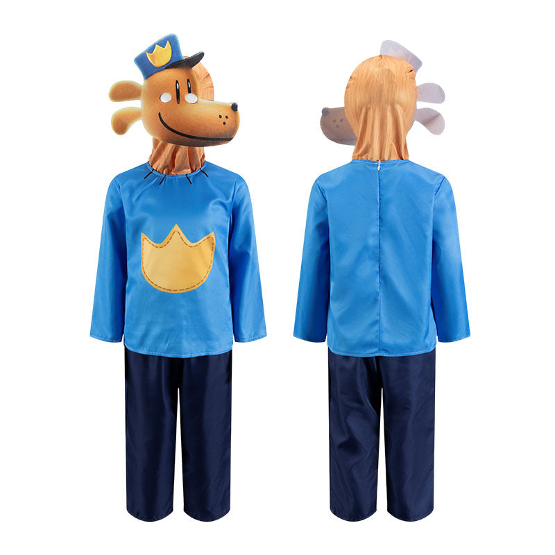 Kids Police Dog Hero Costume