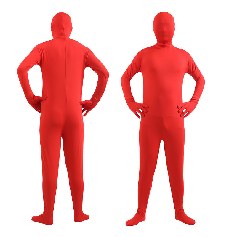 Kids & Adults Red Invisible Morph Suit Spandex Second Skin
