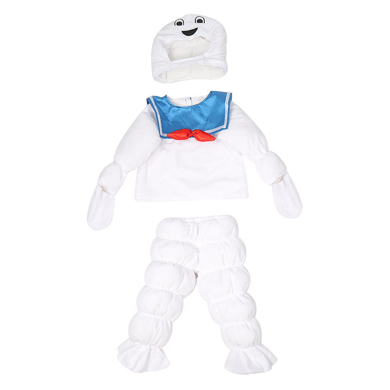 Kids Giant Marshmallow Man Costume – view 3