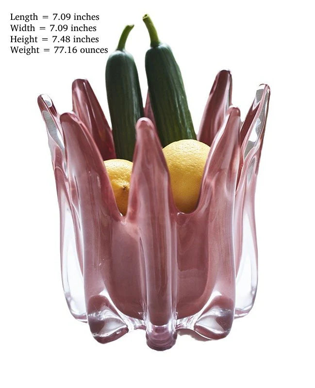 Pink Finger Glass Vase and Candle Holder – view 2
