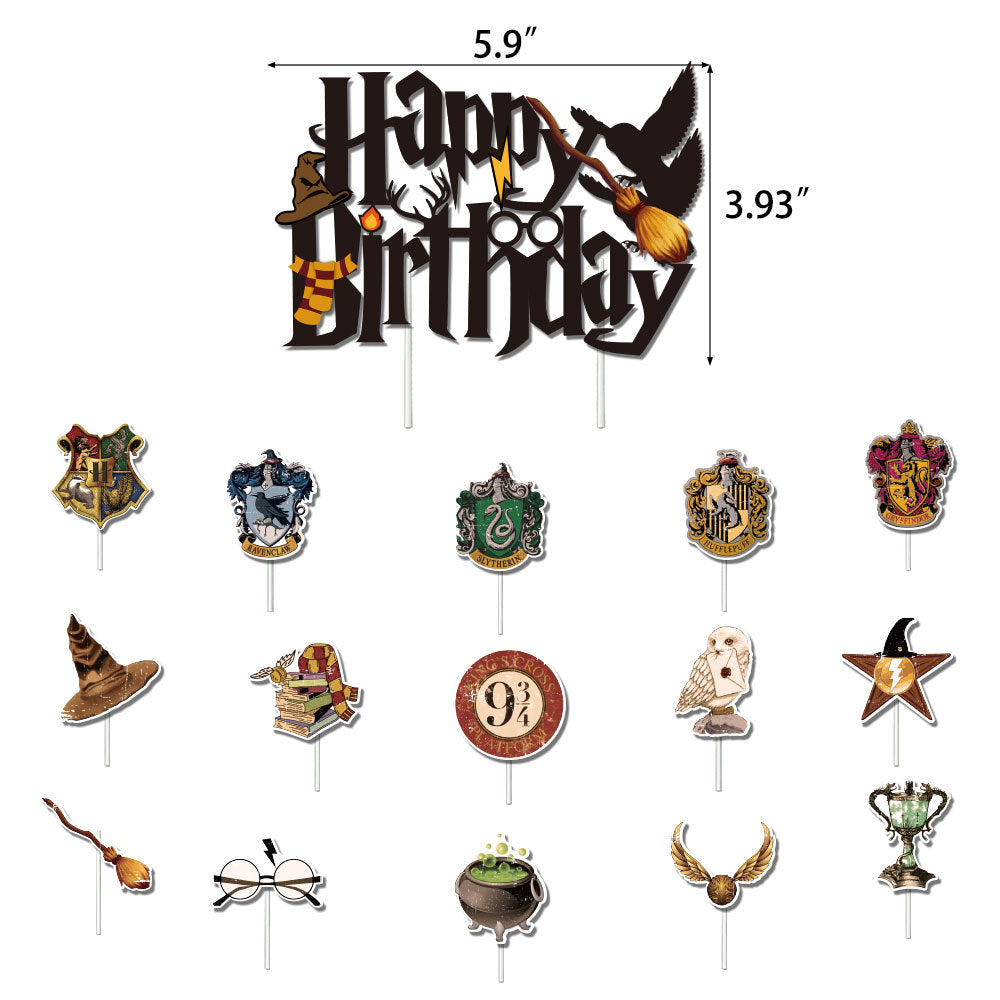 Magic Wizard Birthday Party Decorations Set – view 3