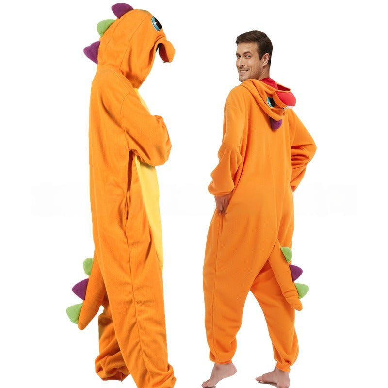 Adult Colourful Dinosaur Onesie – view 2