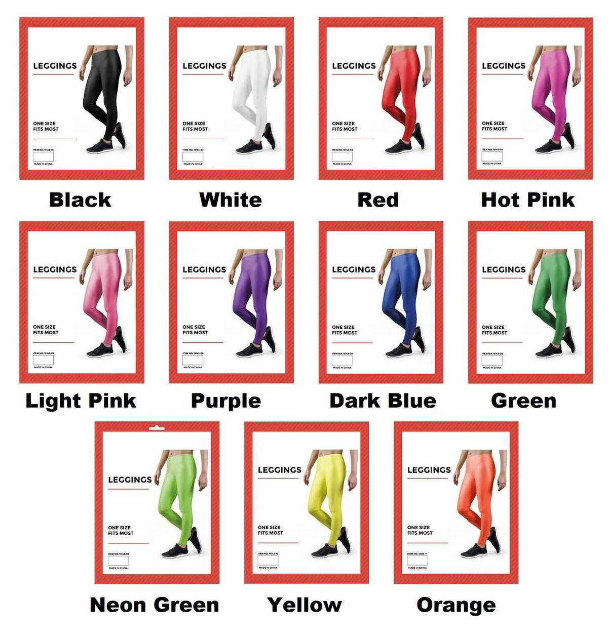 One Size Leggings 80s Party