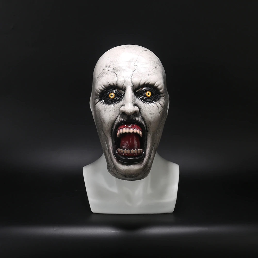 Adult Horror Nun with Cross and Mask Costume – view 5