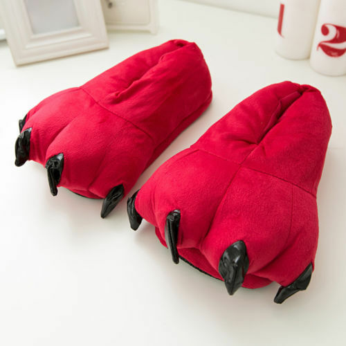 Red Claw Slippers for Kigurumi Onesies