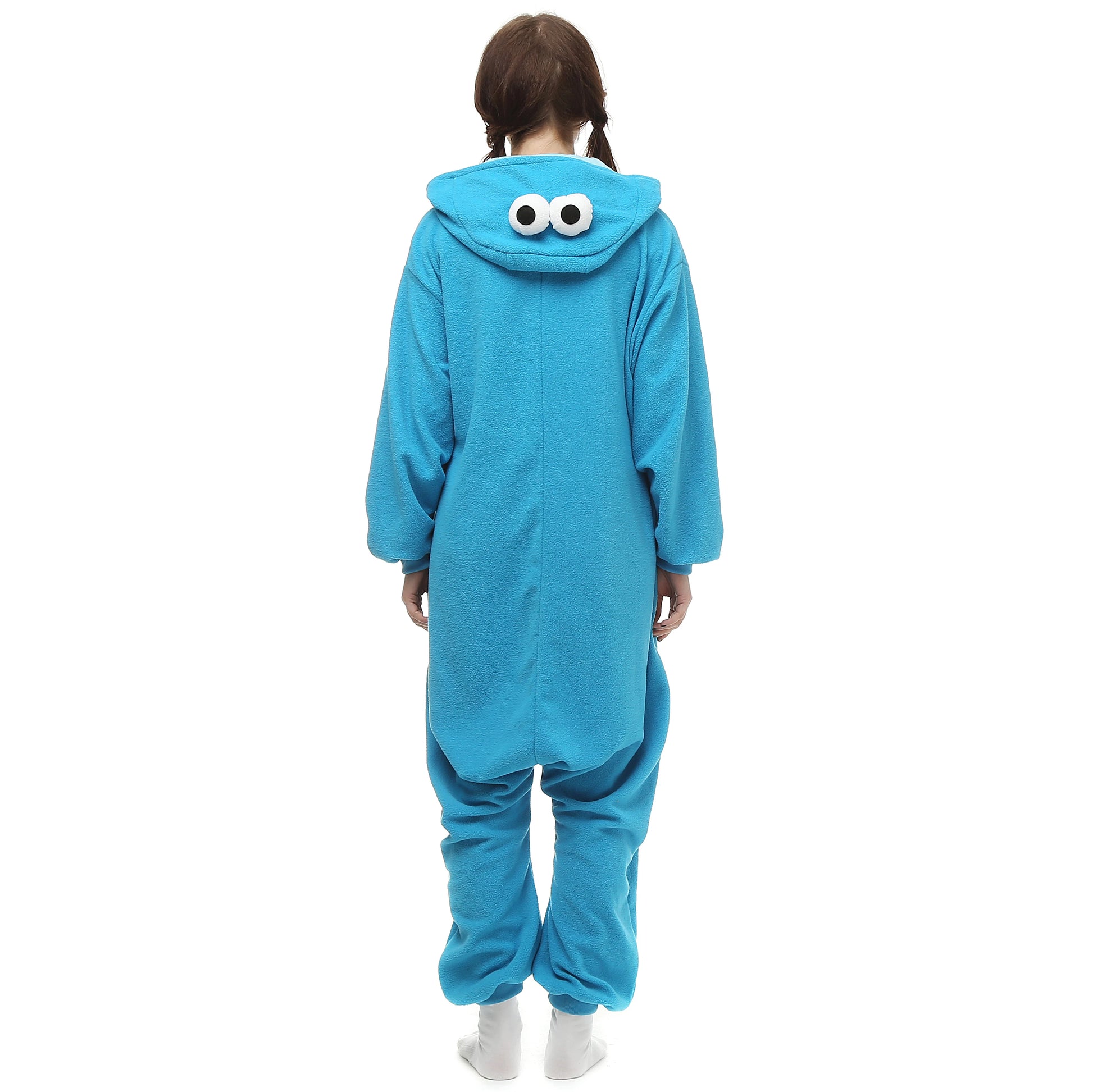 Blue Cookie-Loving Monster Kigurumi Onesie Pyjamas