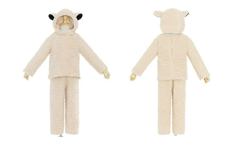 Kids White Farm Sheep Costume – view 2