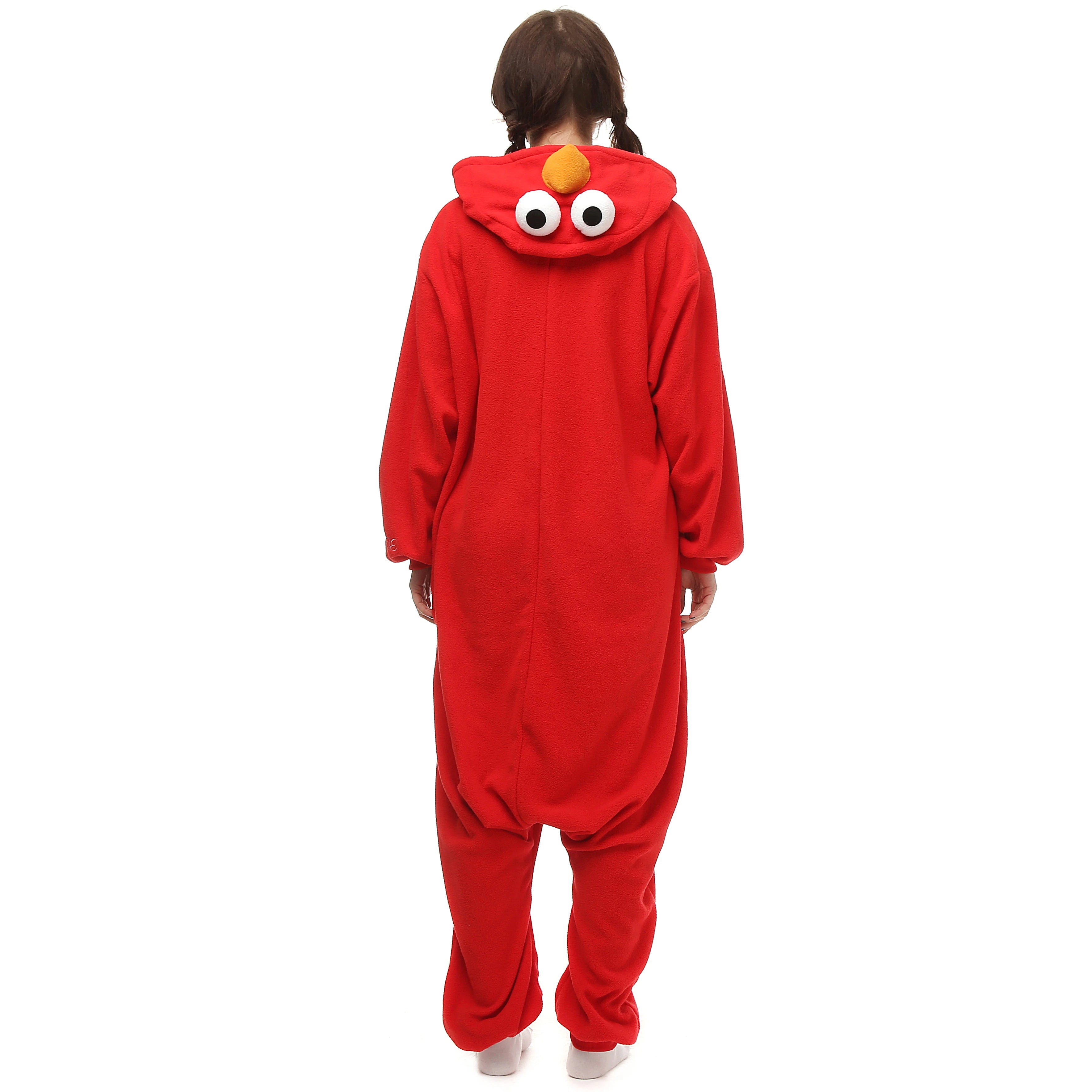 Red Furry Monster Kigurumi Onesie Pyjamas